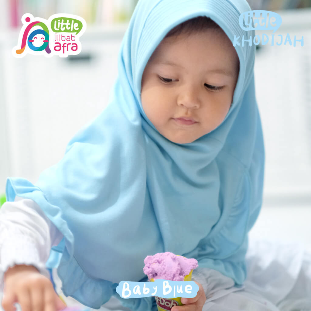 Jilbab Anak JAFR - Little Khodijah 24 Baby Blue